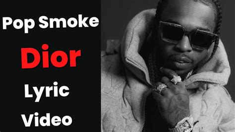 pop smoke dior lyrics youtube